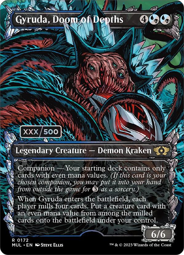 Gyruda, Doom of Depths (Serial Numbered) [March of the Machine: Multiverse Legends] 172