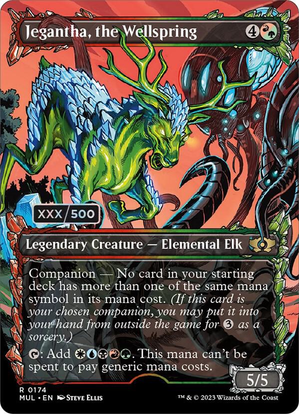 Jegantha, the Wellspring (Serial Numbered) [March of the Machine: Multiverse Legends] 174