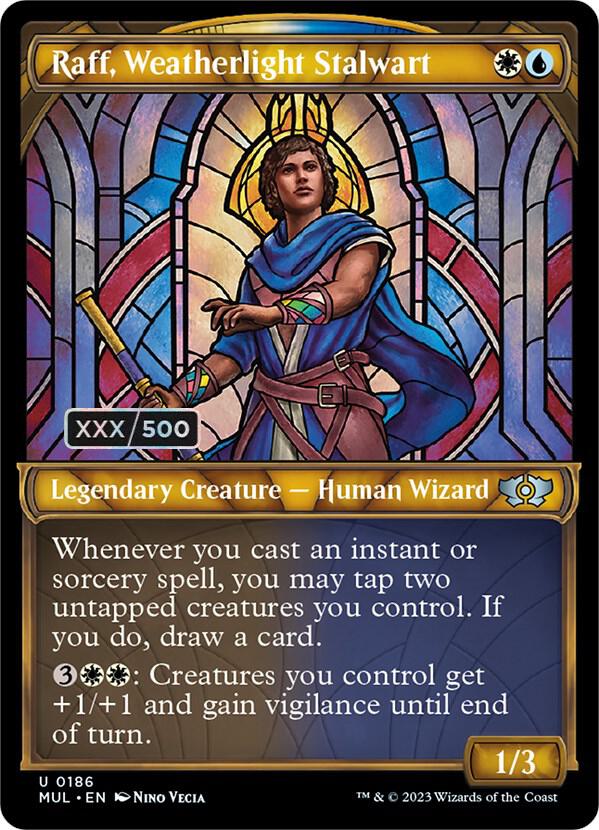 Raff, Weatherlight Stalwart (Serial Numbered) [March of the Machine: Multiverse Legends] 186