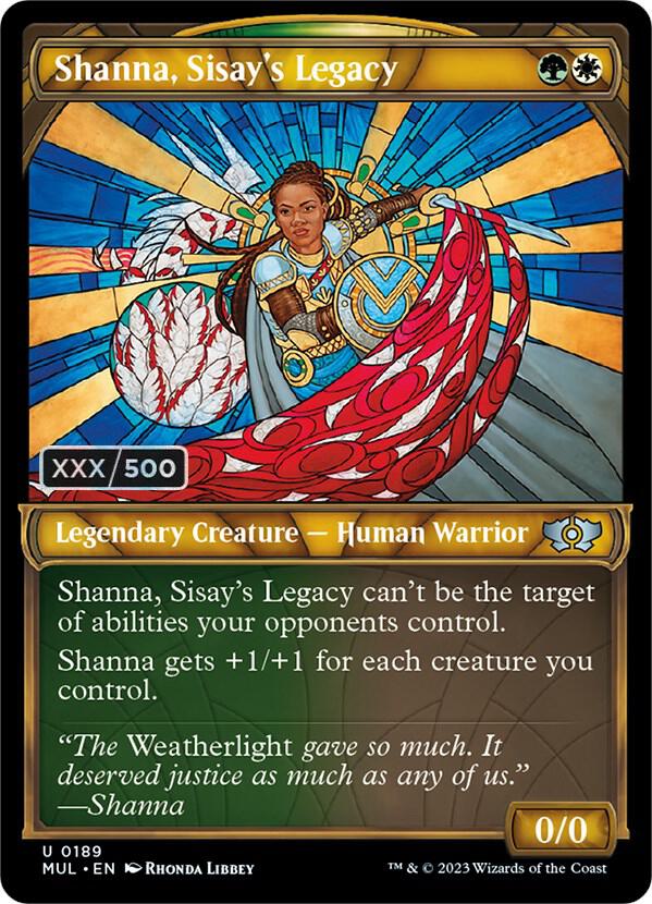 Shanna, Sisay's Legacy (Serial Numbered) [March of the Machine: Multiverse Legends] 189