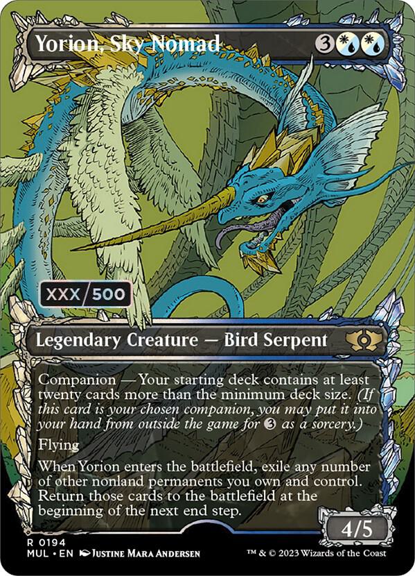 Yorion, Sky Nomad (Serial Numbered) [March of the Machine: Multiverse Legends] 194