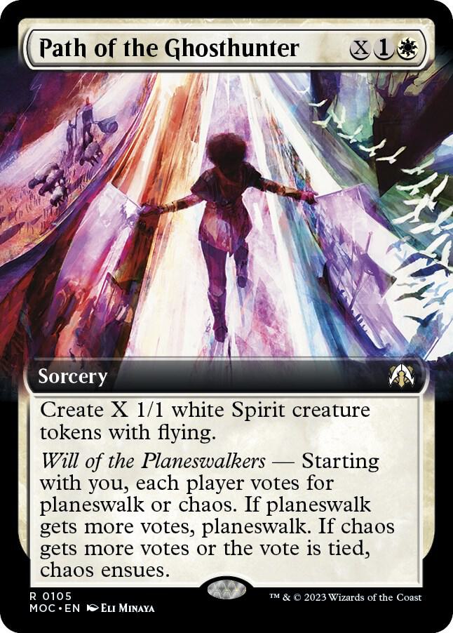 Path of the Ghosthunter (Extended Art) [Commander: March of the Machine] 105