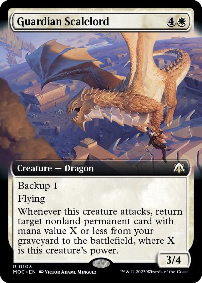 Guardian Scalelord (Extended Art) [Commander: March of the Machine] 103