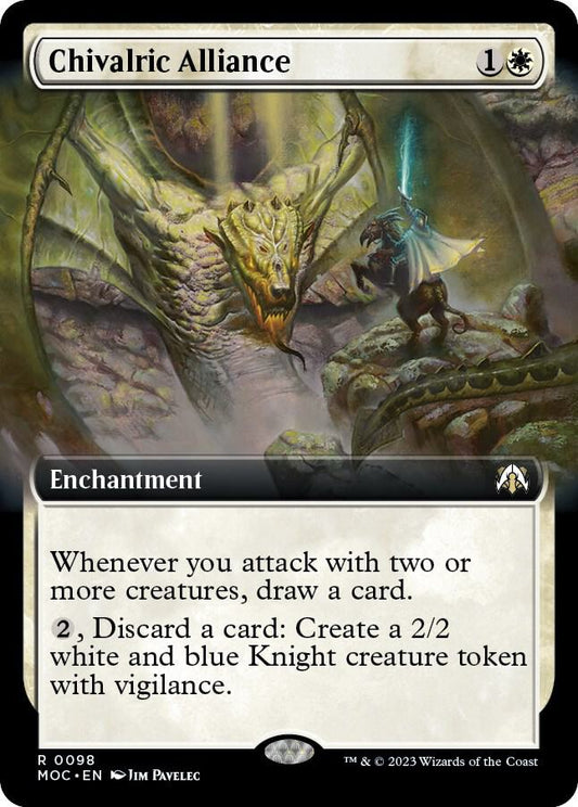 Chivalric Alliance (Extended Art) [Commander: March of the Machine] 98