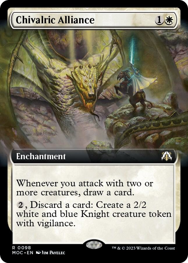 Chivalric Alliance (Extended Art) [Commander: March of the Machine] 98