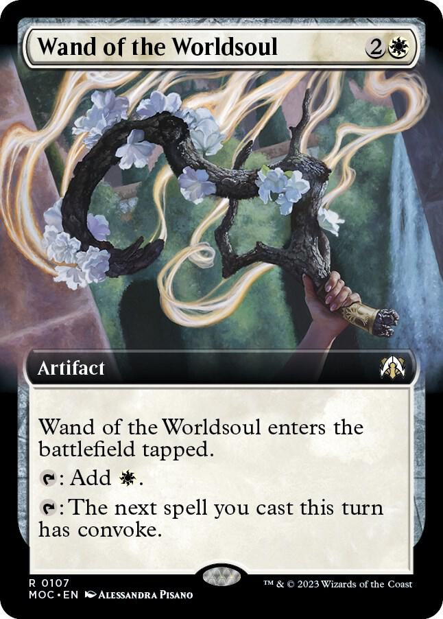 Wand of the Worldsoul (Extended Art) [Commander: March of the Machine] 107