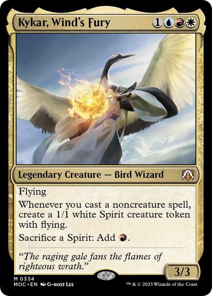 Kykar, Wind's Fury [Commander: March of the Machine] 334