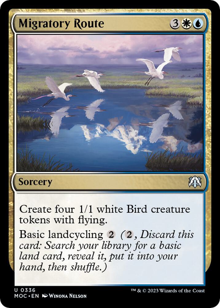 Migratory Route [Commander: March of the Machine] 336