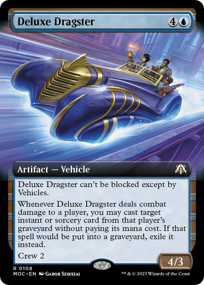 Deluxe Dragster (Extended Art) [Commander: March of the Machine] 108