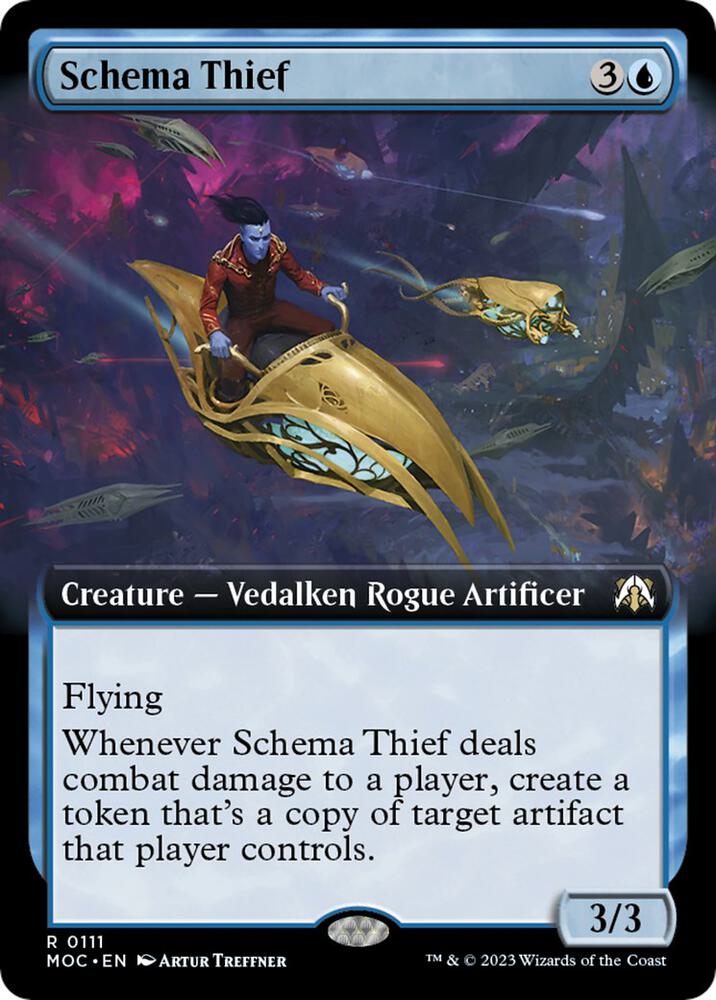 Schema Thief (Extended Art) [Commander: March of the Machine] 111