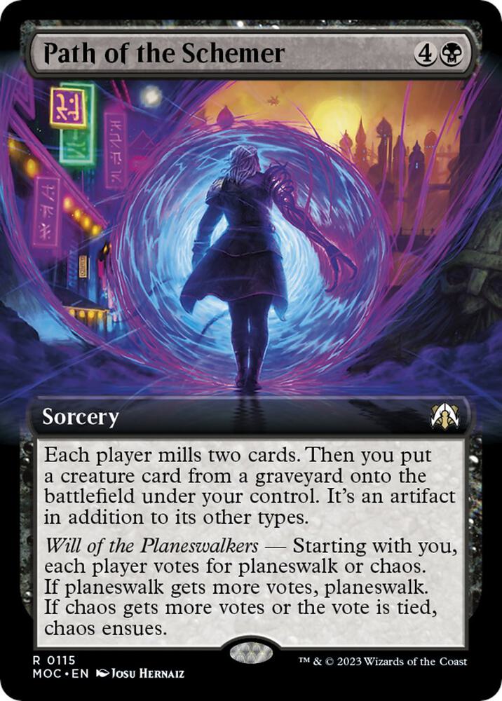 Path of the Schemer (Extended Art) [Commander: March of the Machine] 115