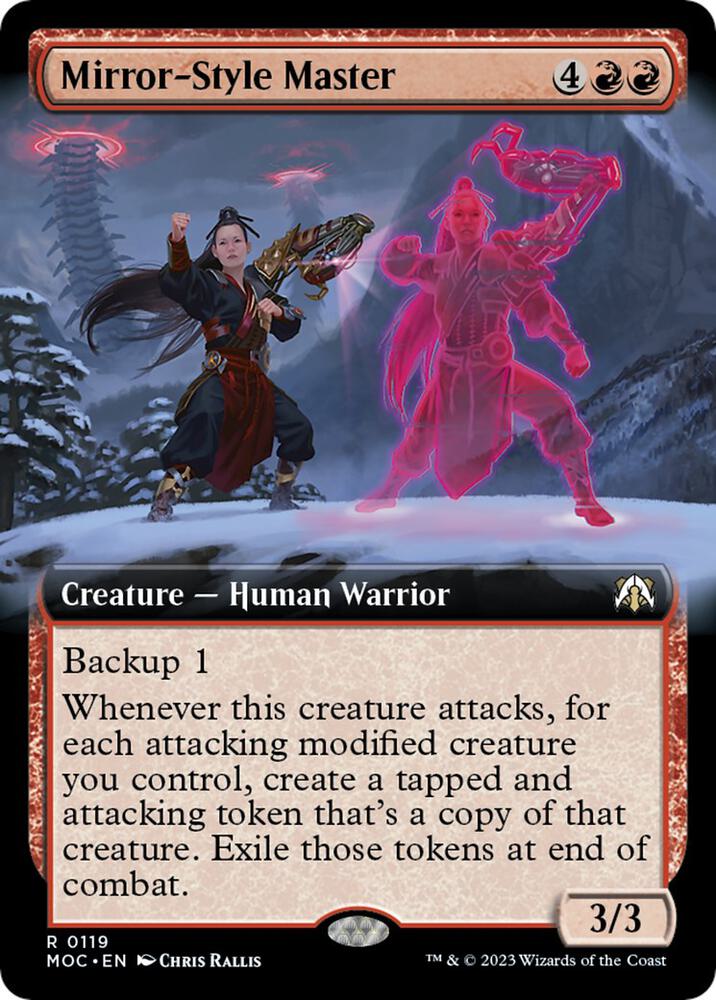 Mirror-Style Master (Extended Art) [Commander: March of the Machine] 119