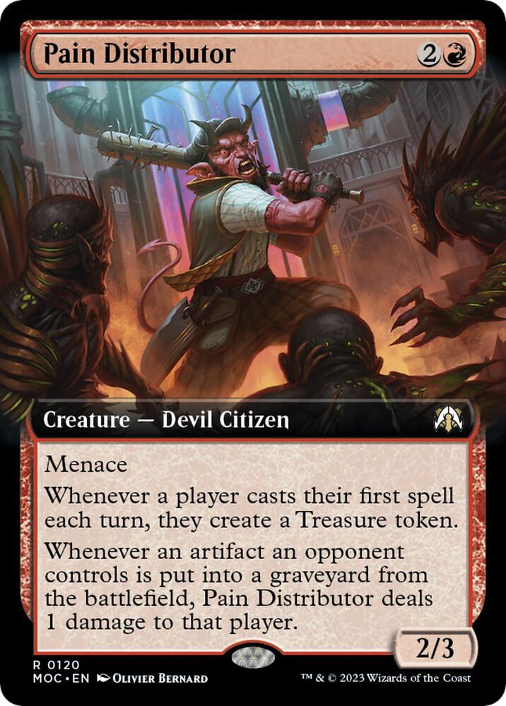 Pain Distributor (Extended Art) [Commander: March of the Machine] 120