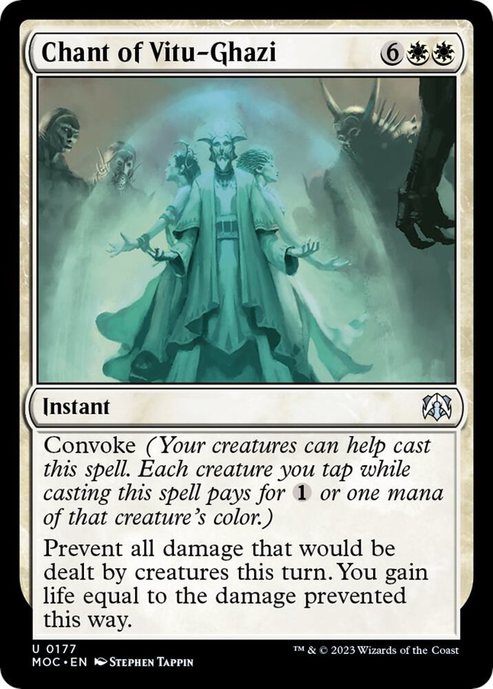 Chant of Vitu-Ghazi [Commander: March of the Machine] 177