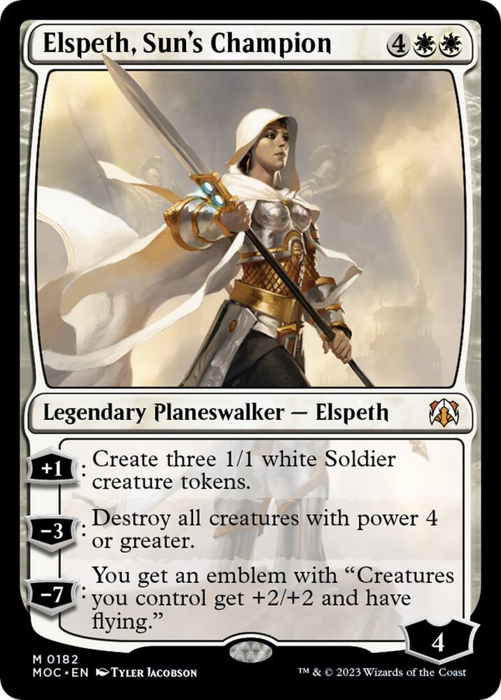 Elspeth, Sun's Champion [Commander: March of the Machine] 182