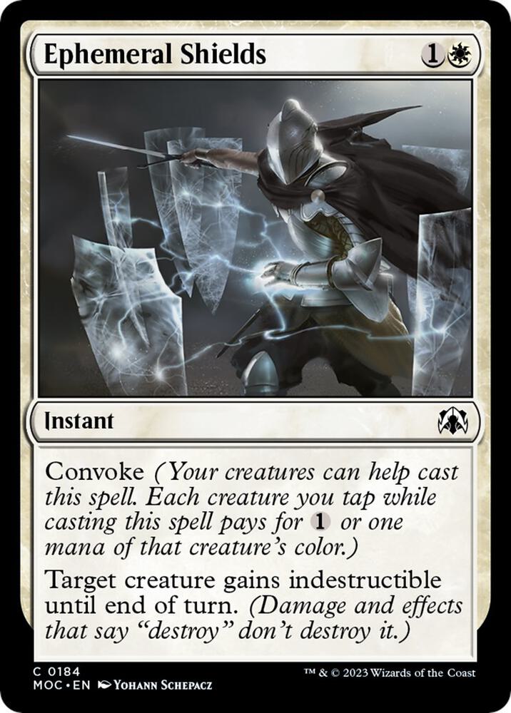 Ephemeral Shields [Commander: March of the Machine] 184