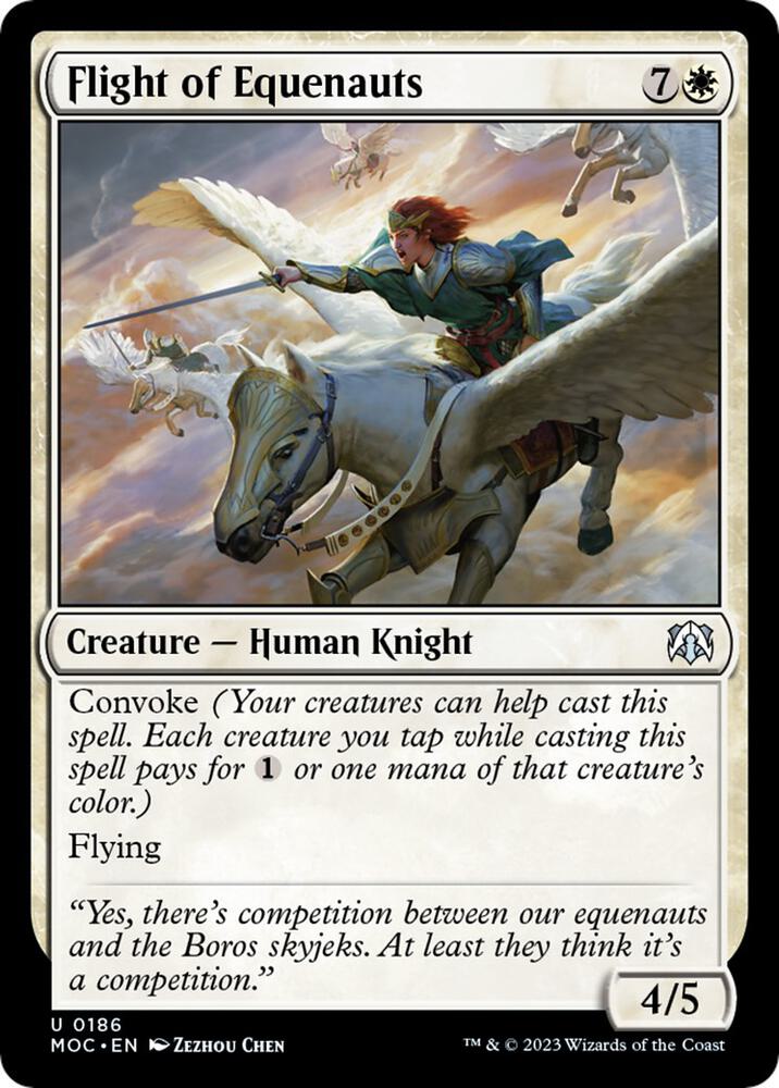 Flight of Equenauts [Commander: March of the Machine] 186
