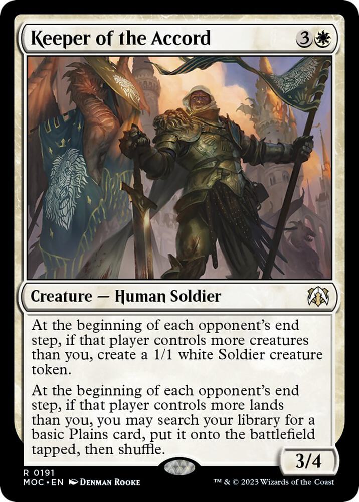 Keeper of the Accord [Commander: March of the Machine] 191