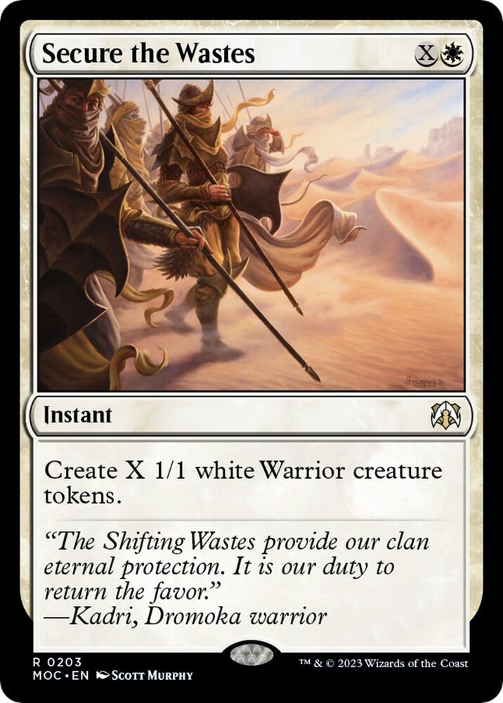 Secure the Wastes [Commander: March of the Machine] 203