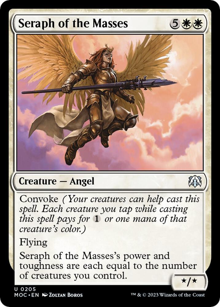 Seraph of the Masses [Commander: March of the Machine] 205