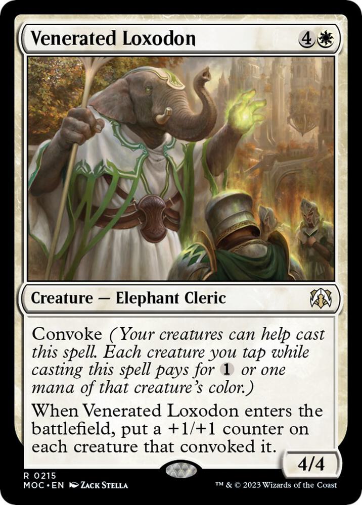 Venerated Loxodon [Commander: March of the Machine] 215