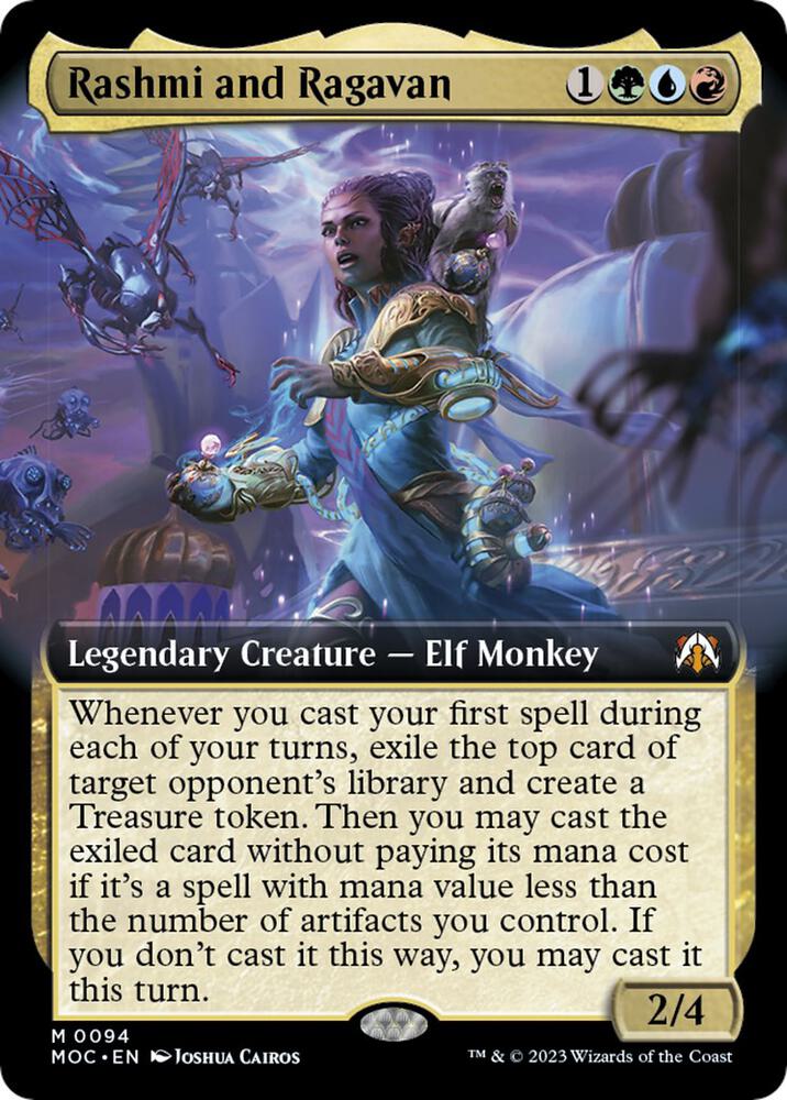 Rashmi and Ragavan (Extended Art) [Commander: March of the Machine] 94