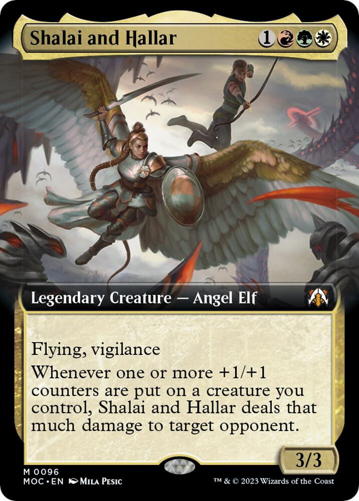 Shalai and Hallar (Extended Art) [Commander: March of the Machine] 96