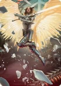 Archangel Elspeth Art Card [Art Series: March of the Machine] 1