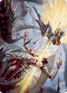 Elspeth's Smite Art Card [Art Series: March of the Machine] 5