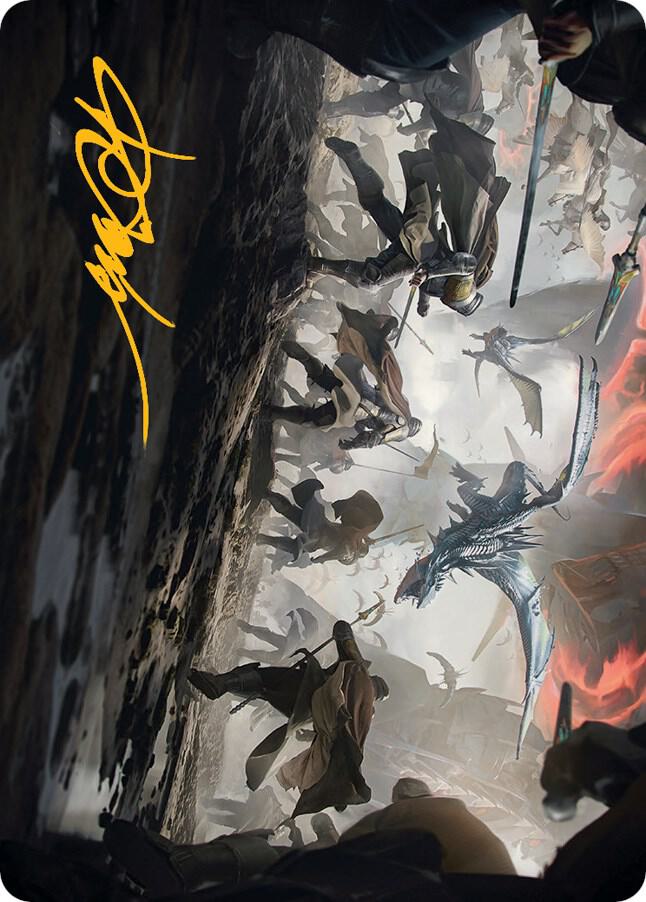Invasion of Dominaria Art Card (Gold-Stamped Signature) [Art Series: March of the Machine] 6