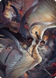Serra Faithkeeper Art Card [Art Series: March of the Machine] 7