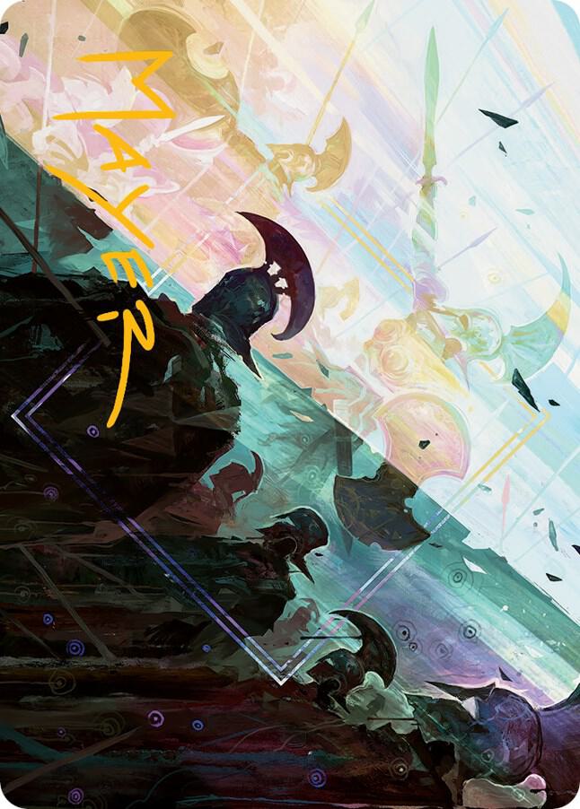 Surge of Salvation Art Card (Gold-Stamped Signature) [Art Series: March of the Machine] 10