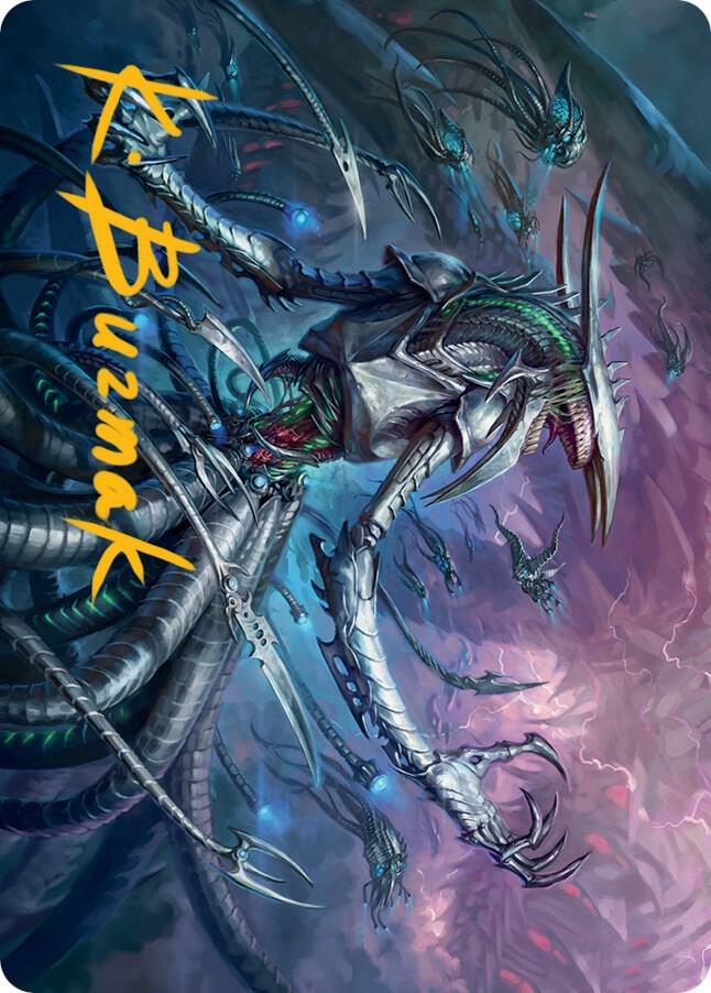 Jin-Gitaxias Art Card (Gold-Stamped Signature) [Art Series: March of the Machine] 13
