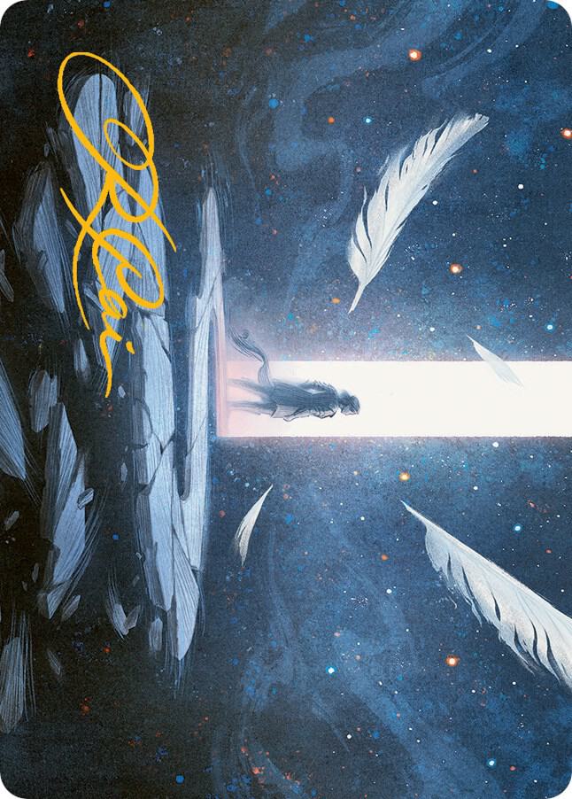 Moment of Truth Art Card (Gold-Stamped Signature) [Art Series: March of the Machine] 14