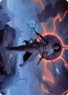Rona, Herald of Invasion Art Card [Art Series: March of the Machine] 16