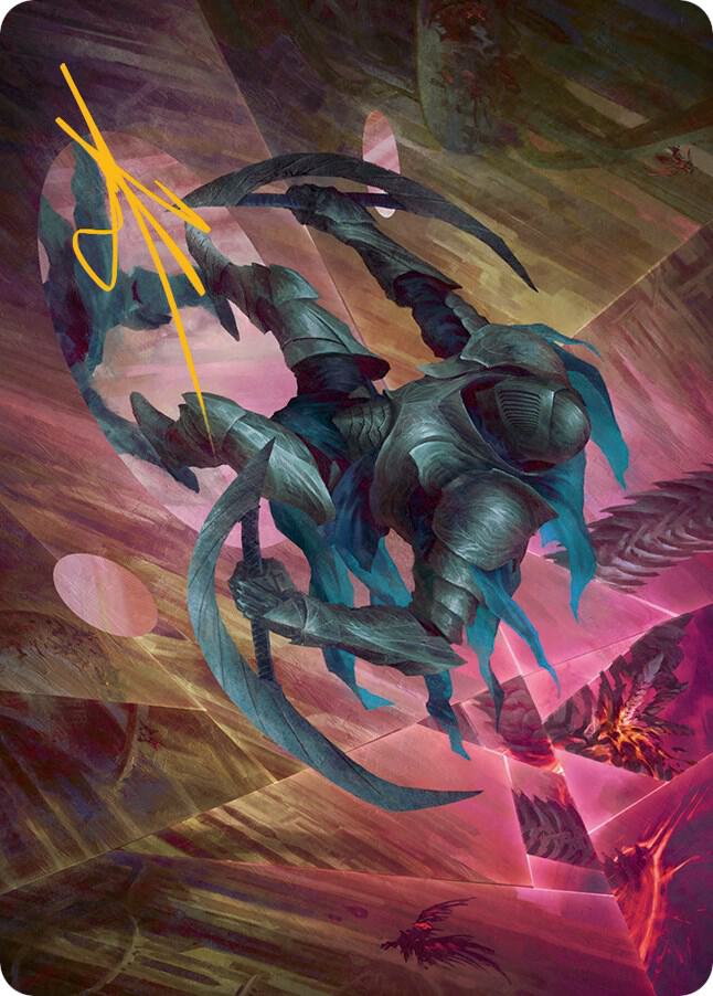 Xerex Strobe-Knight Art Card(Gold-Stamped Signature) [Art Series: March of the Machine] 20