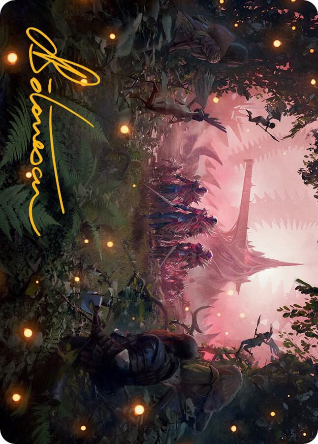Invasion of Eldraine Art Card (Gold-Stamped Signature) [Art Series: March of the Machine] 24