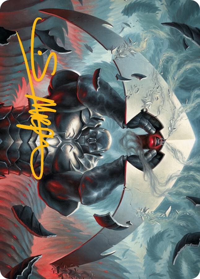 Mirrodin Avenged Art Card (Gold-Stamped Signature) [Art Series: March of the Machine] 26