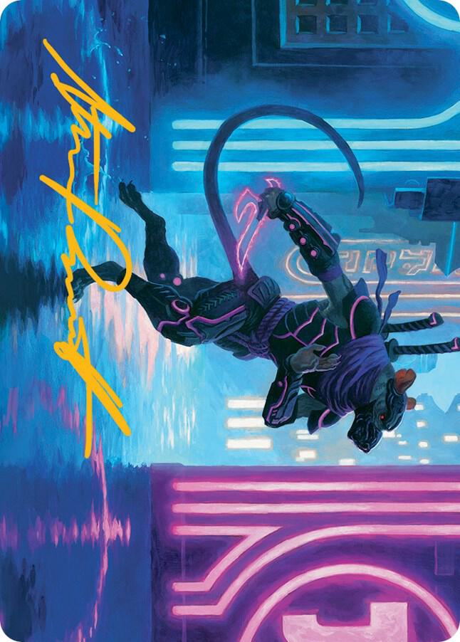Nezumi Informant Art Card (Gold-Stamped Signature) [Art Series: March of the Machine] 27