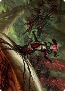Sheoldred Art Card [Art Series: March of the Machine] 28