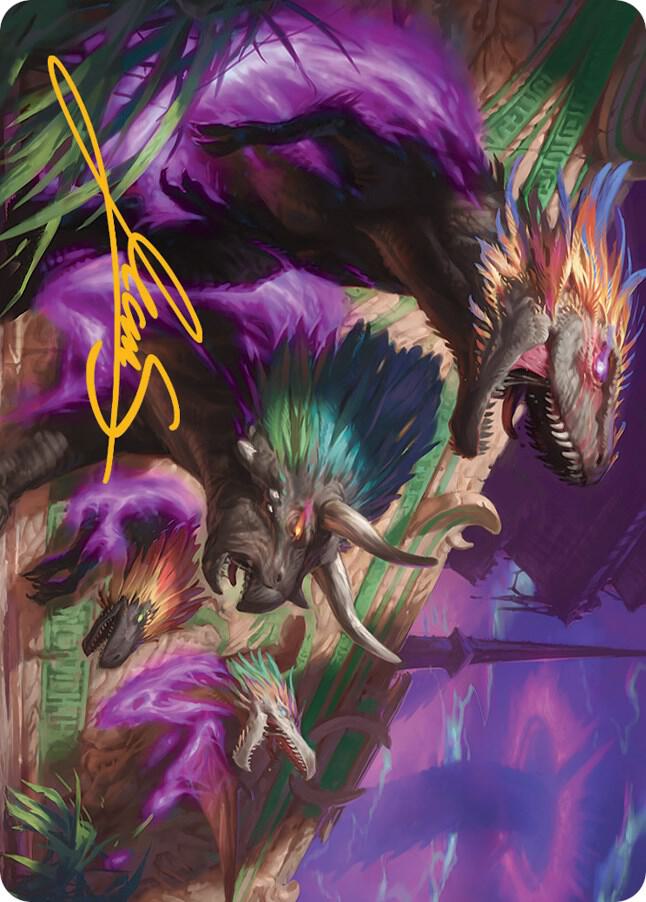 Burning Sun's Fury Art Card (Gold-Stamped Signature) [Art Series: March of the Machine] 29