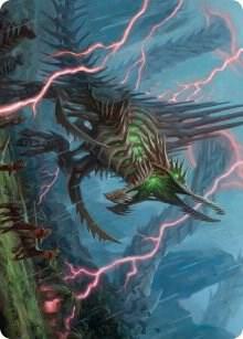 Etali, Primal Sickness Art Card [Art Series: March of the Machine] 32