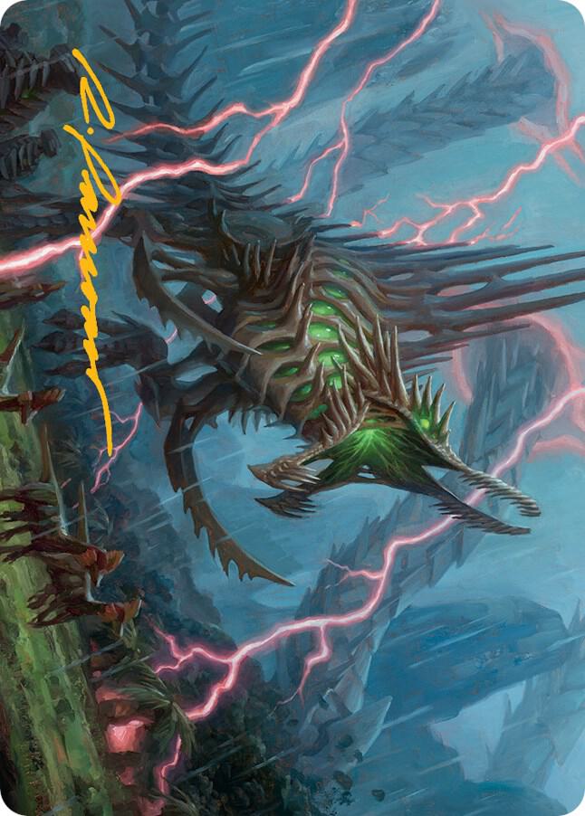 Etali, Primal Sickness Art Card (Gold-Stamped Signature) [Art Series: March of the Machine] 32