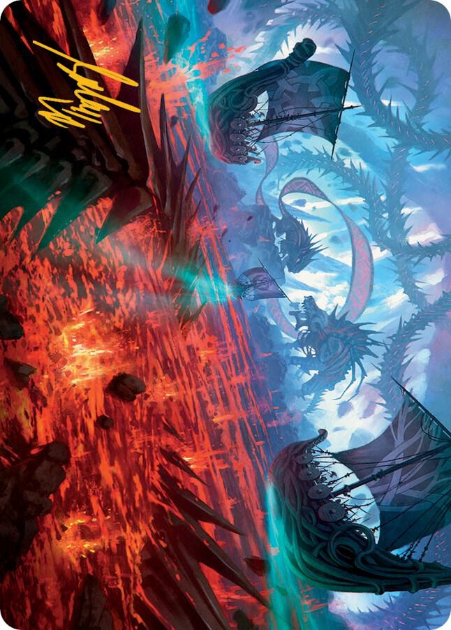 Invasion of Kaldheim Art Card (Gold-Stamped Signature) [Art Series: March of the Machine] 33