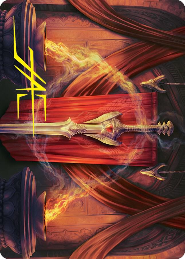 Ramosian Greatsword Art Card (Gold-Stamped Signature) [Art Series: March of the Machine] 37