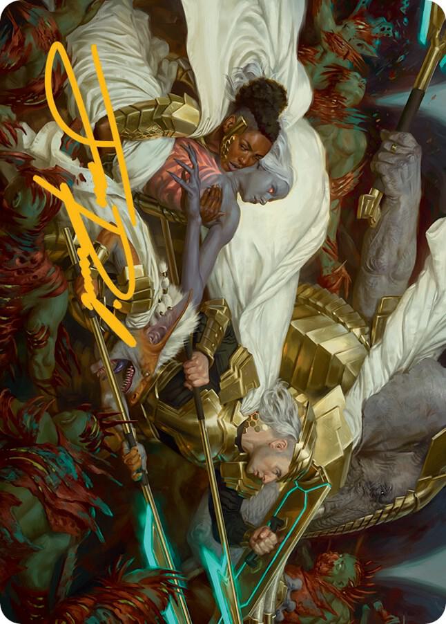 Storm the Seedcore (Gold-Stamped Signature) [Art Series: March of the Machine] 41