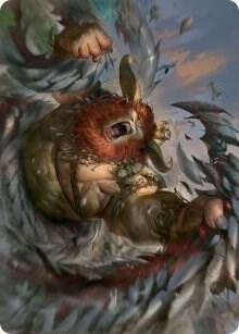 Borborygmos and Fblthp Art Card (42/81) [Art Series: March of the Machine] 42