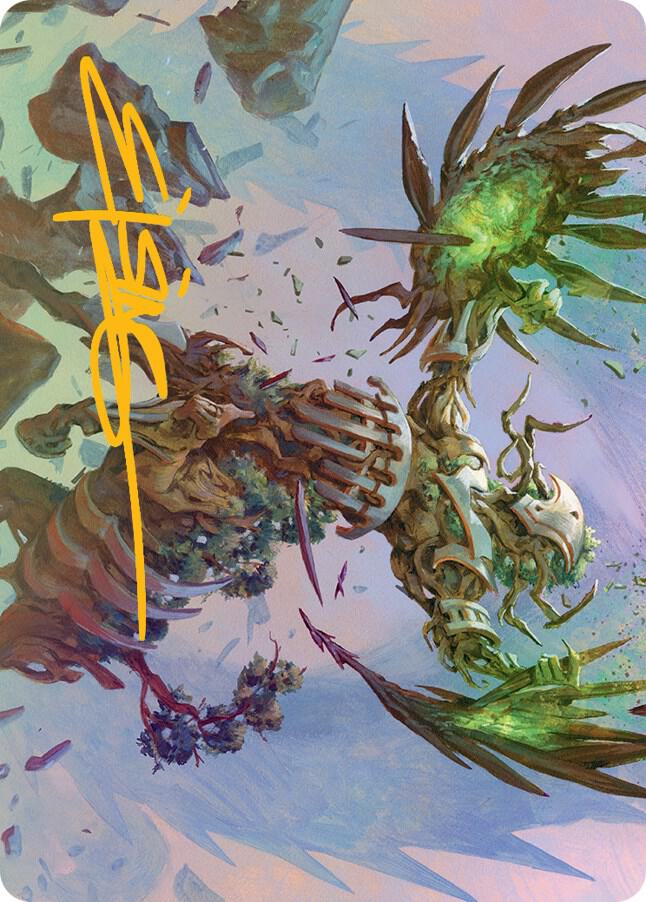 Botanical Brawler Art Card (Gold-Stamped Signature) [Art Series: March of the Machine] 43