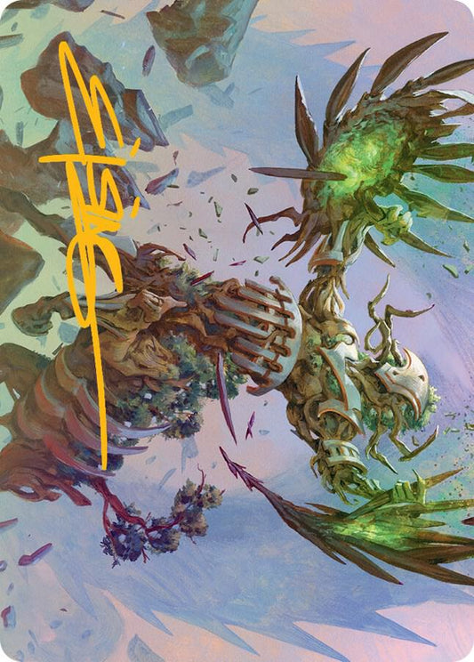 Botanical Brawler Art Card (Gold-Stamped Signature) [Art Series: March of the Machine] 43