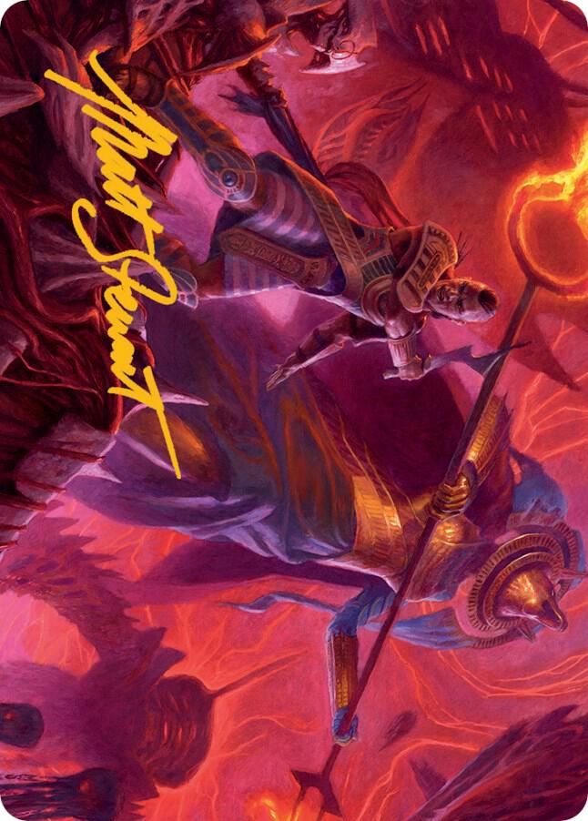 Djeru and Hazoret Art Card (Gold-Stamped Signature) [Art Series: March of the Machine] 44